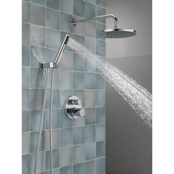 Delta Système de douche moderne Modern Raincan, pomme de douche à jet